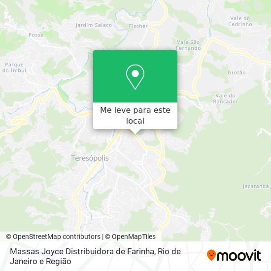 Massas Joyce Distribuidora de Farinha mapa