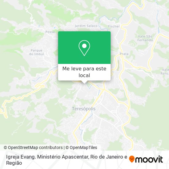 Igreja Evang. Ministério Apascentar mapa