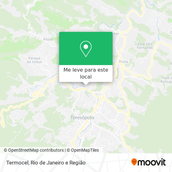Termocel mapa