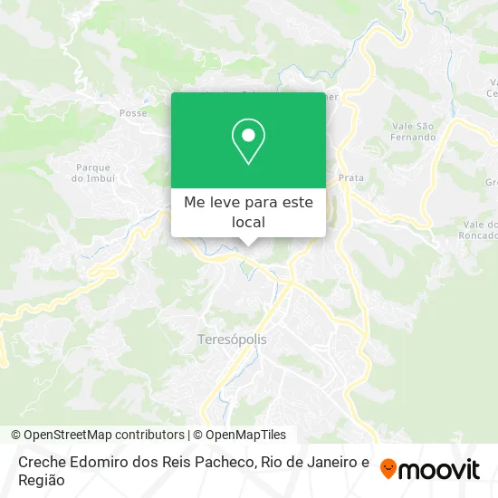 Creche Edomiro dos Reis Pacheco mapa
