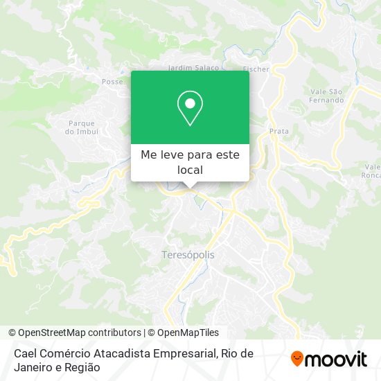 Cael Comércio Atacadista Empresarial mapa