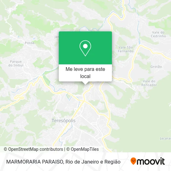 MARMORARIA PARAISO mapa