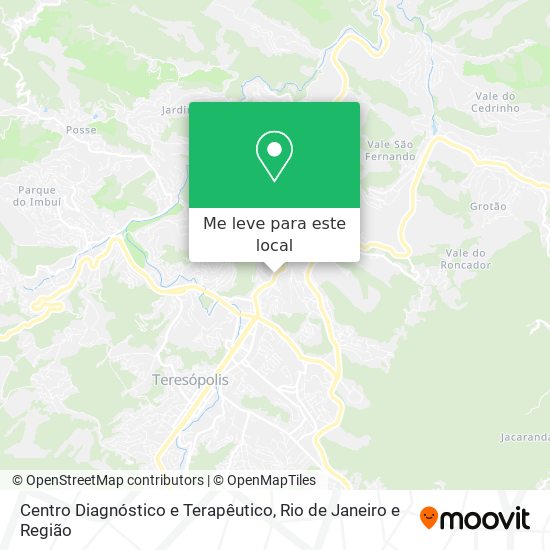 Centro Diagnóstico e Terapêutico mapa