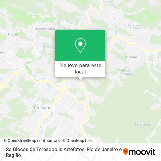 So Blocos de Teresopolis Artefatos mapa