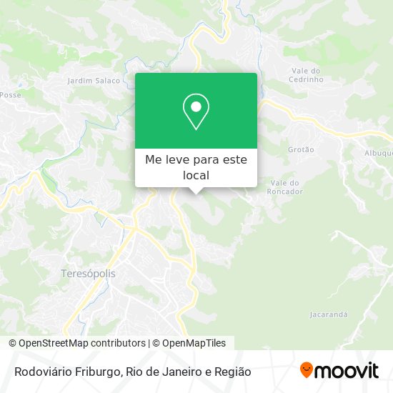 Rodoviário Friburgo mapa