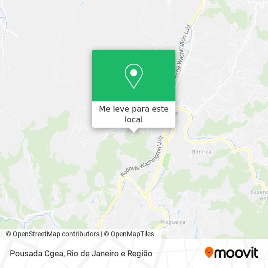 Pousada Cgea mapa