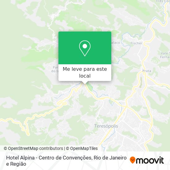 Hotel Alpina - Centro de Convençōes mapa