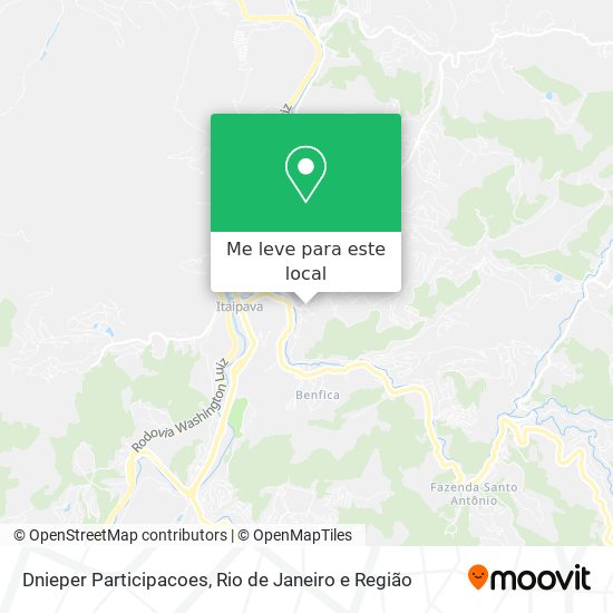 Dnieper Participacoes mapa