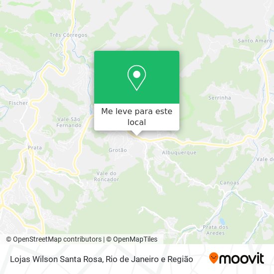Lojas Wilson Santa Rosa mapa