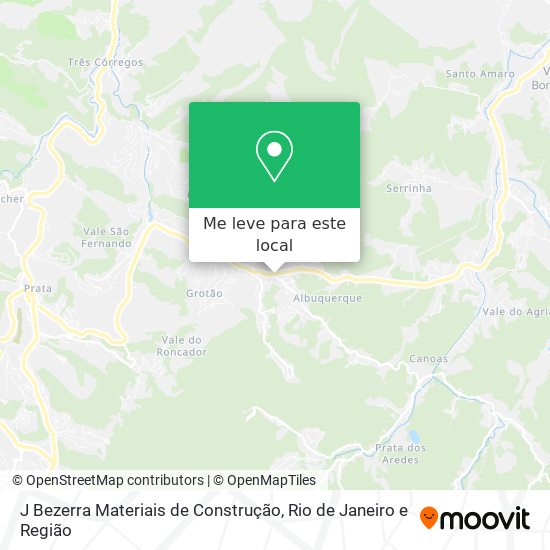 J Bezerra Materiais de Construção mapa