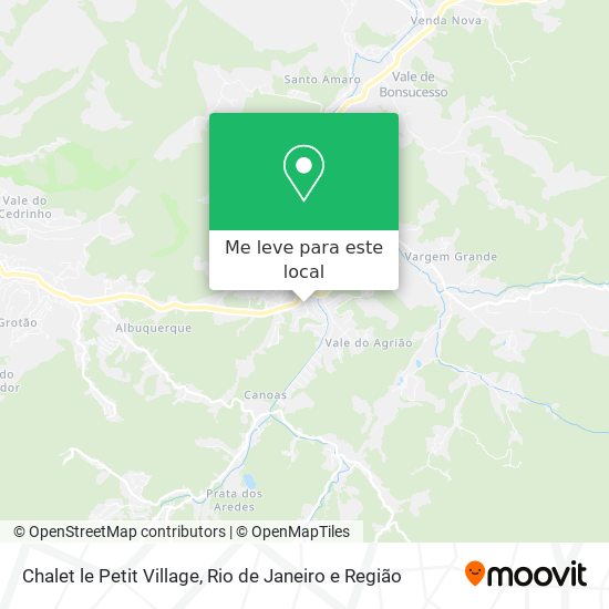 Chalet le Petit Village mapa