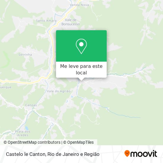 Castelo le Canton mapa