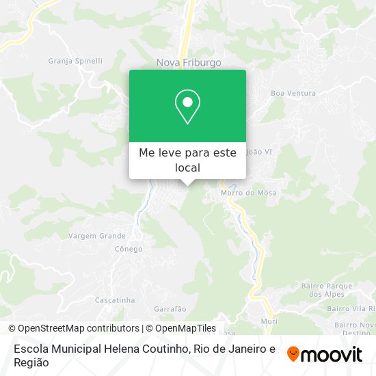 Escola Municipal Helena Coutinho mapa