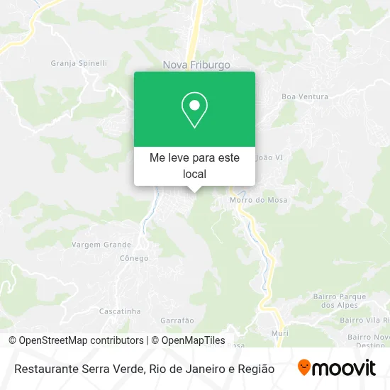 Restaurante Serra Verde mapa