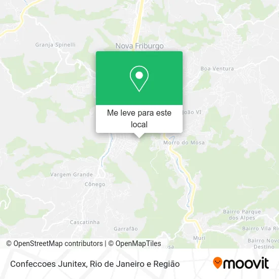 Confeccoes Junitex mapa