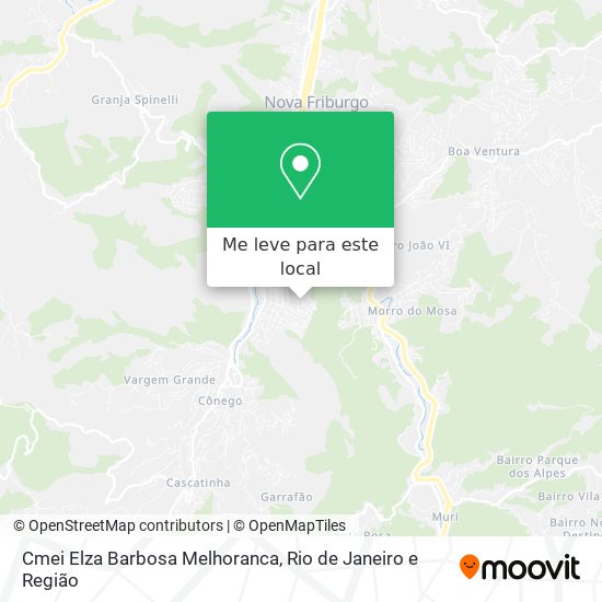Cmei Elza Barbosa Melhoranca mapa