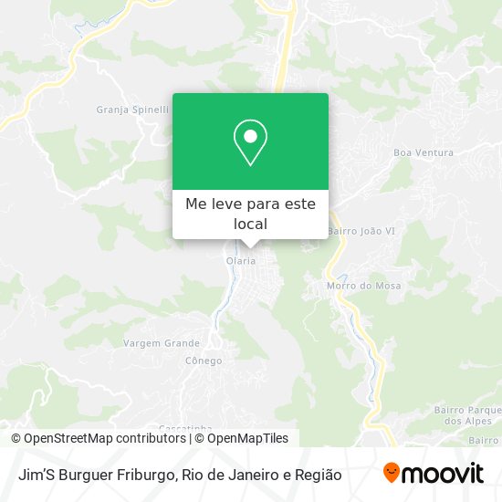 Jim’S Burguer Friburgo mapa