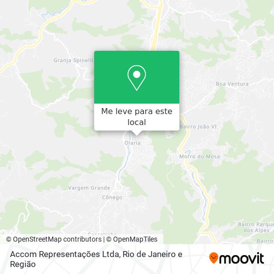 Accom Representações Ltda mapa