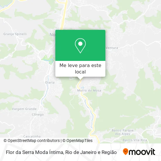 Flor da Serra Moda Íntima mapa