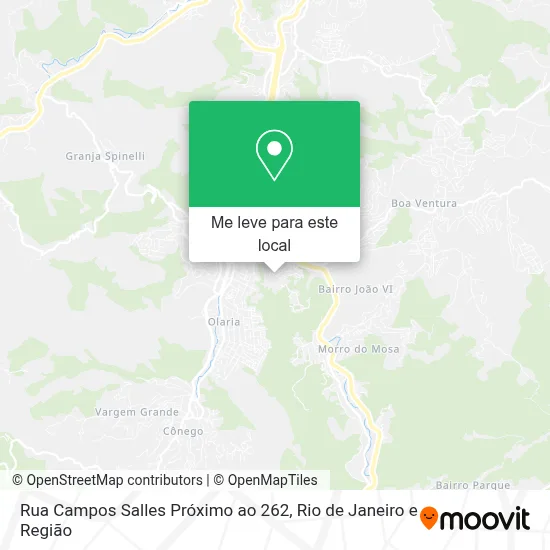 Rua Campos Salles Próximo ao 262 mapa