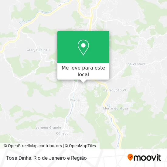 Tosa Dinha mapa