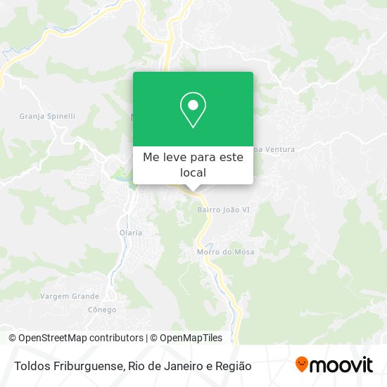 Toldos Friburguense mapa