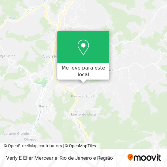 Verly E Eller Mercearia mapa