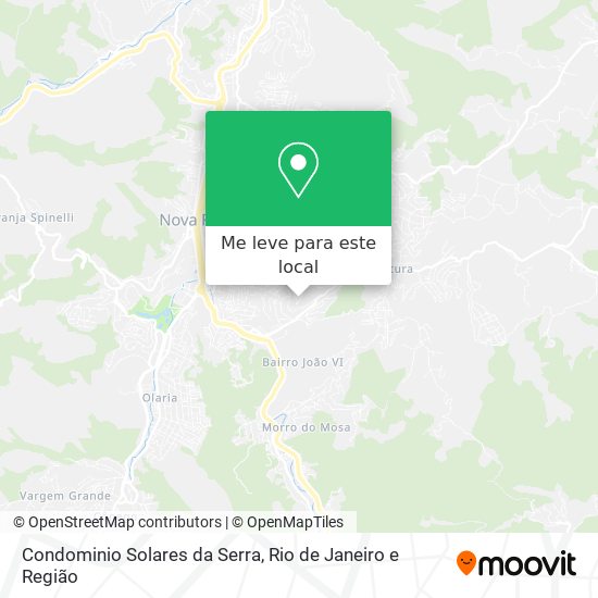 Condominio Solares da Serra mapa