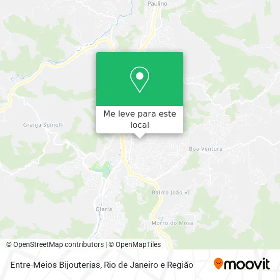 Entre-Meios Bijouterias mapa