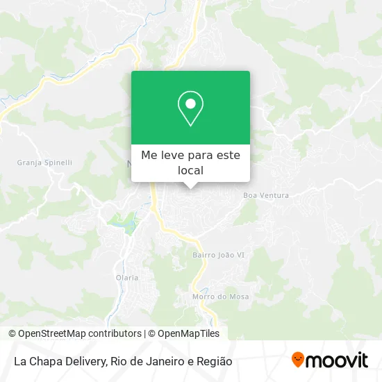 La Chapa Delivery mapa