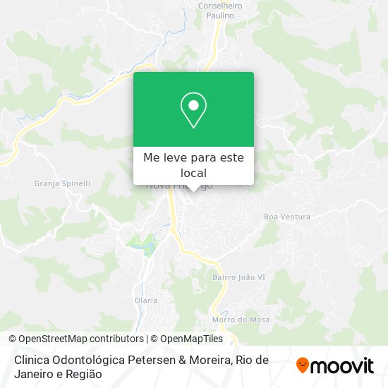 Clinica Odontológica Petersen & Moreira mapa