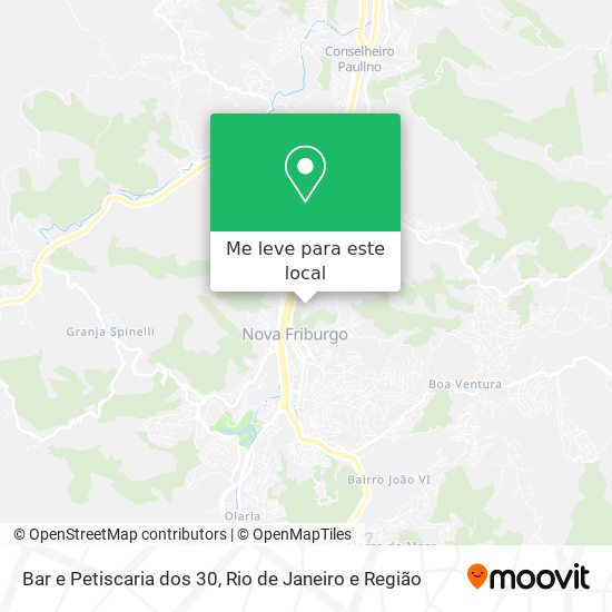 Bar e Petiscaria dos 30 mapa