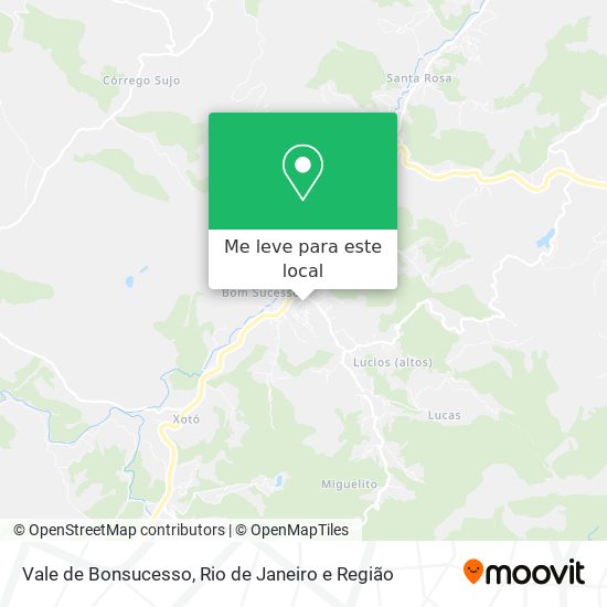 Vale de Bonsucesso mapa