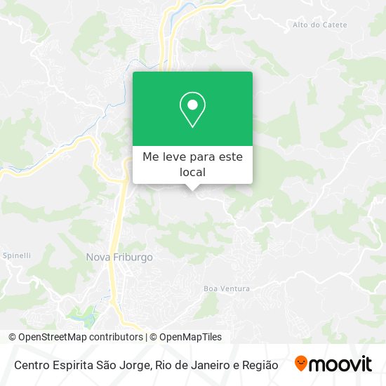 Centro Espirita São Jorge mapa
