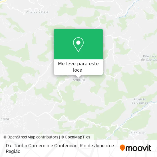D a Tardin Comercio e Confeccao mapa