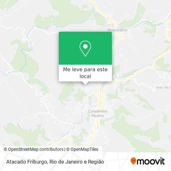 Atacado Friburgo mapa
