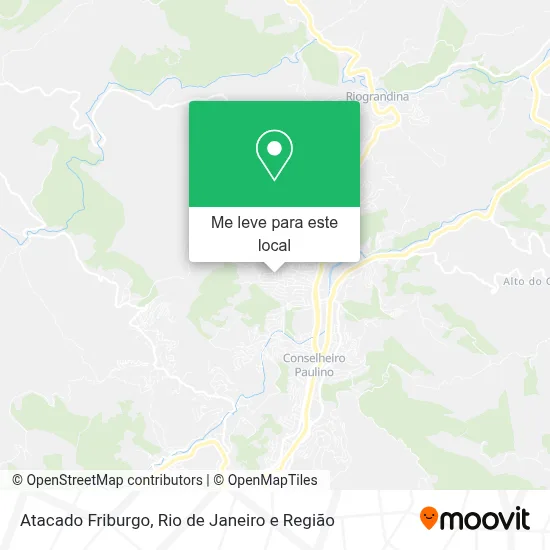 Atacado Friburgo mapa