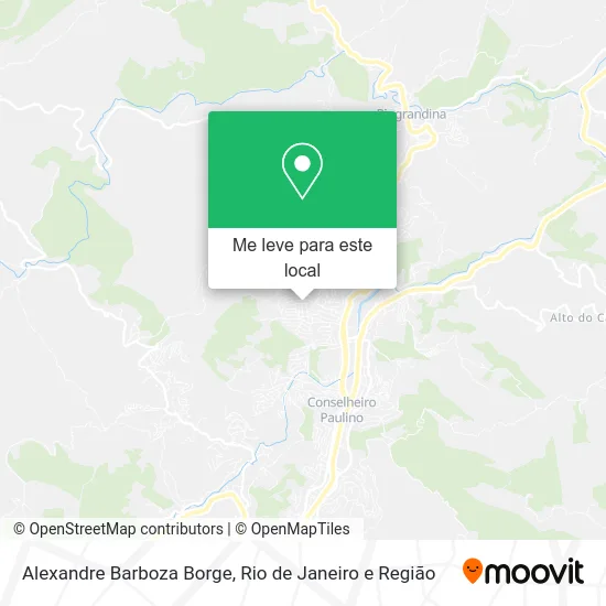 Alexandre Barboza Borge mapa