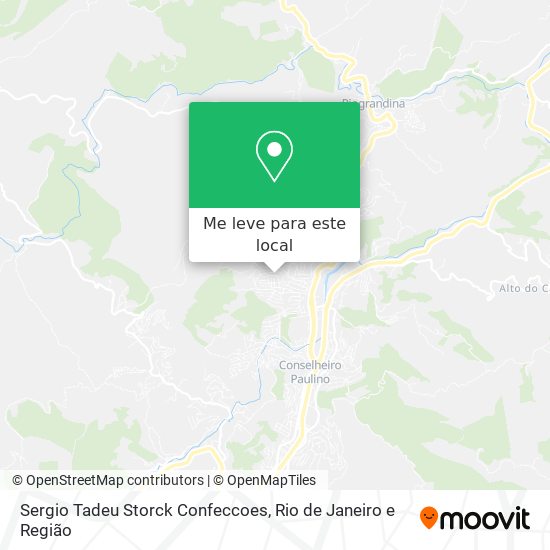 Sergio Tadeu Storck Confeccoes mapa