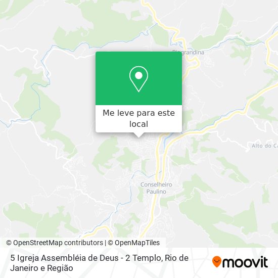 5 Igreja Assembléia de Deus - 2 Templo mapa