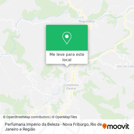 Perfumaria Império da Beleza - Nova Friburgo mapa