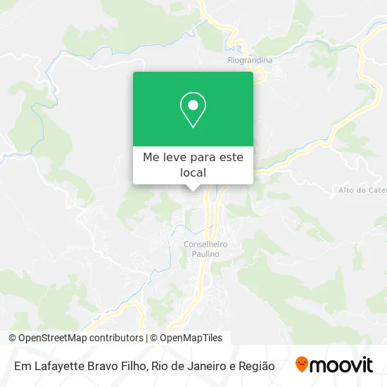 Em Lafayette Bravo Filho mapa