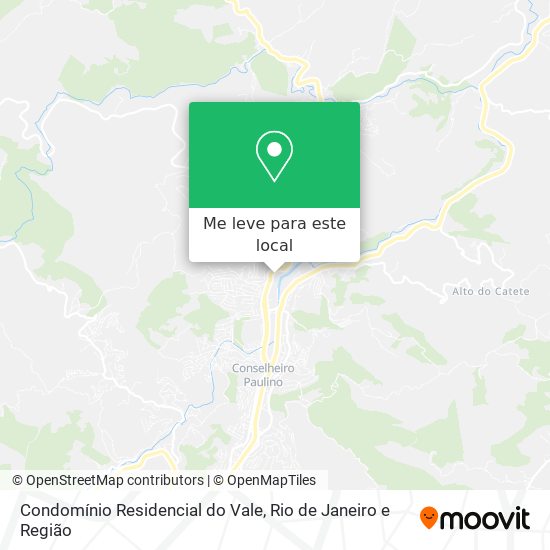Condomínio Residencial do Vale mapa