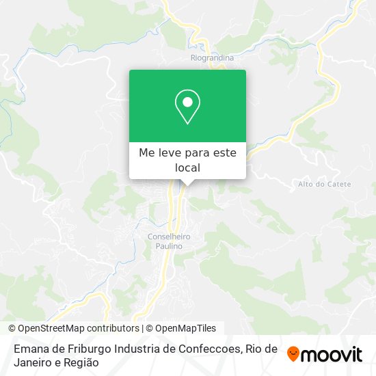 Emana de Friburgo Industria de Confeccoes mapa