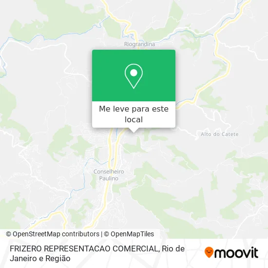 FRIZERO REPRESENTACAO COMERCIAL mapa