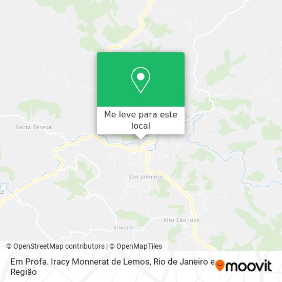 Em Profa. Iracy Monnerat de Lemos mapa