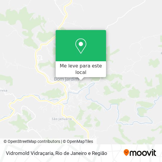 Vidromold Vidraçaria mapa