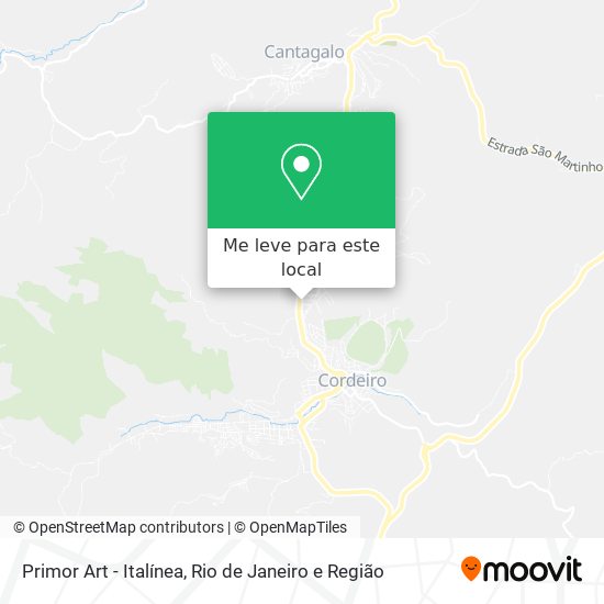 Primor Art - Italínea mapa