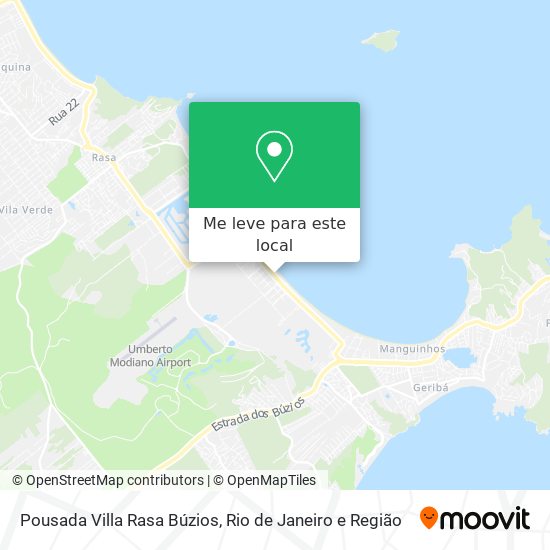 Pousada Villa Rasa Búzios mapa
