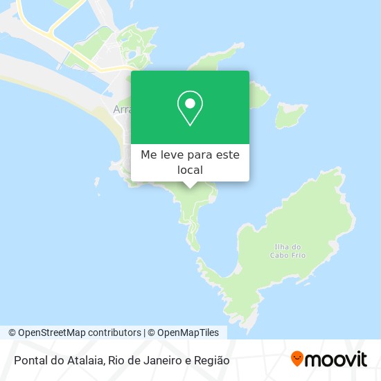 Pontal do Atalaia mapa